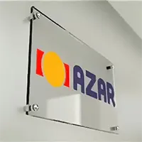 تابلو شیشه ای شیر الات و لوازم تاسیساتی آذران صنعت اصفهان