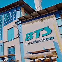 لوگو و تابلوی کارخانه لوله اتصالات بی تی اس