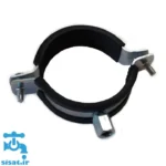 بست سوپر گالوانیزه دو رزوه دار با روکش لاستیکی در نمایی نزدیک